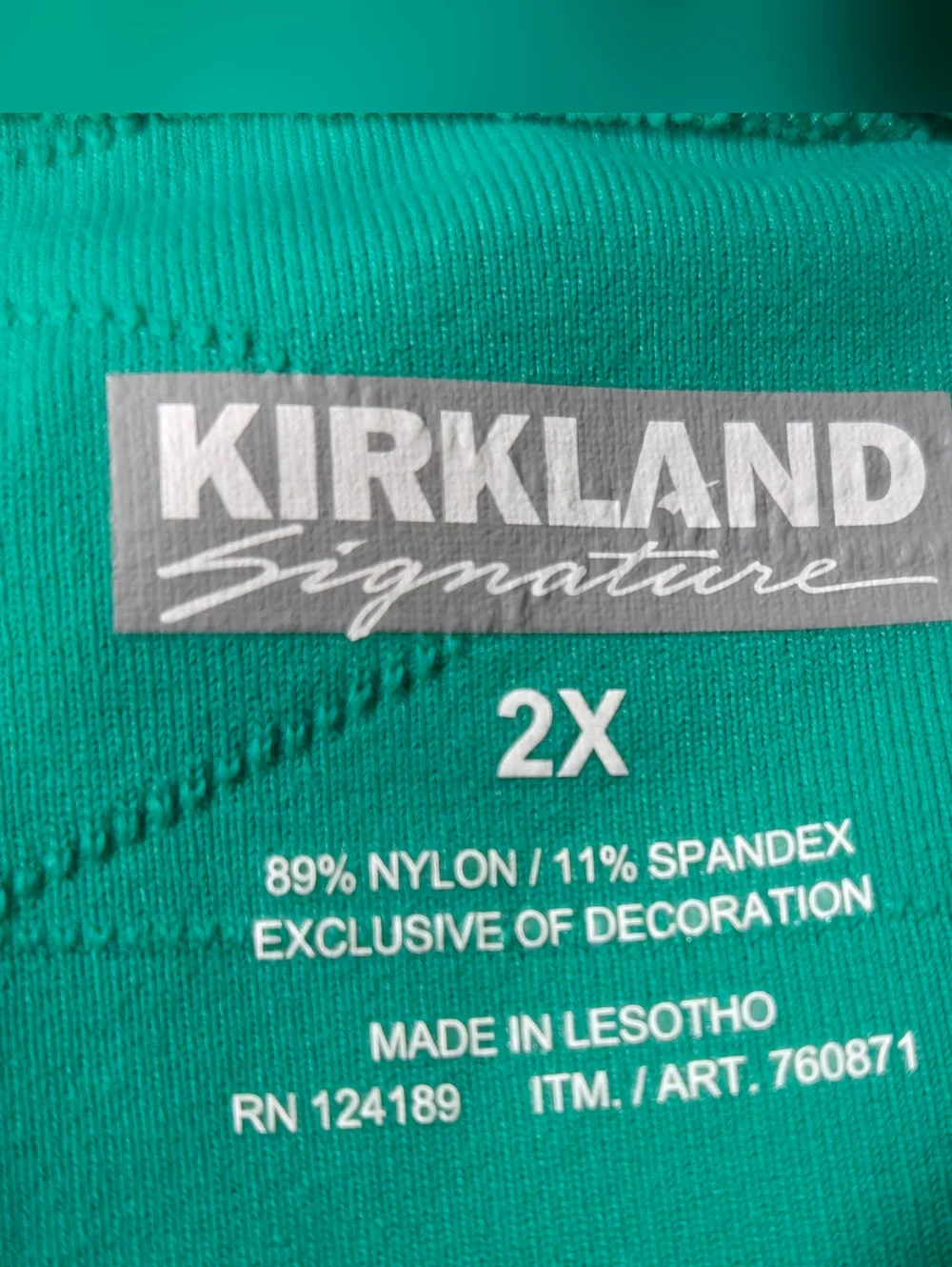 Kirkland Signature Women’s Teal Full-Zip Jacket - Picture 4 of 8